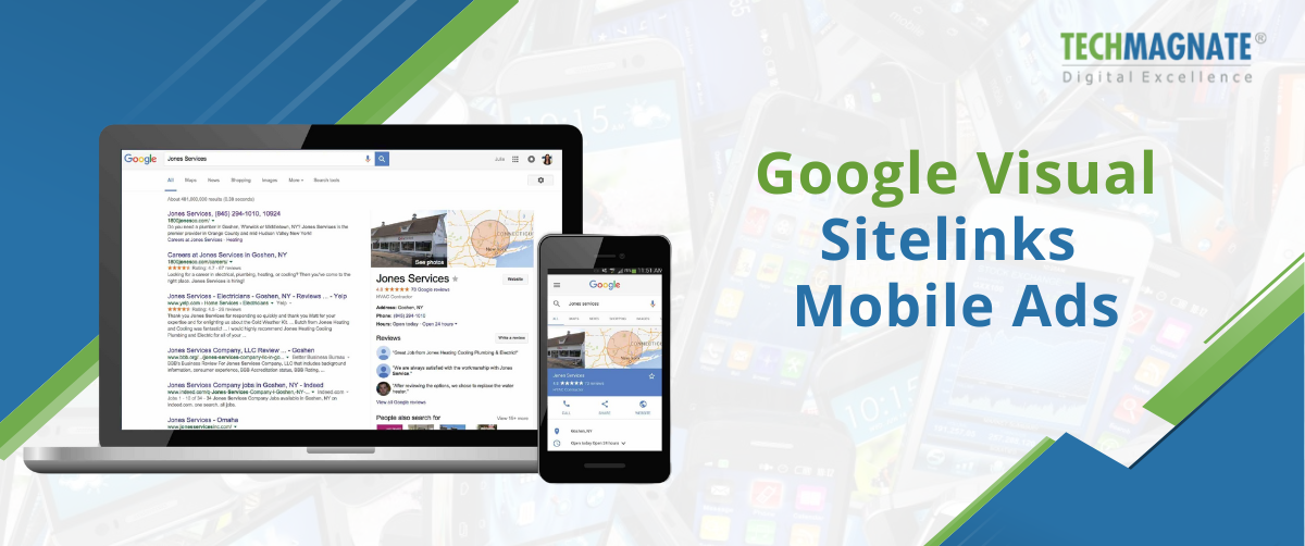 Google Visual Sitelinks Mobile Ads