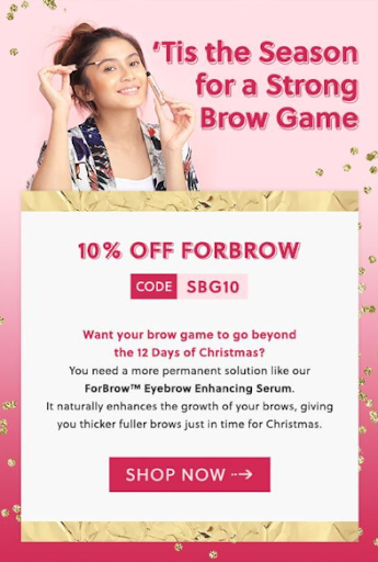 A promotional code is being shared as a Christmas offer